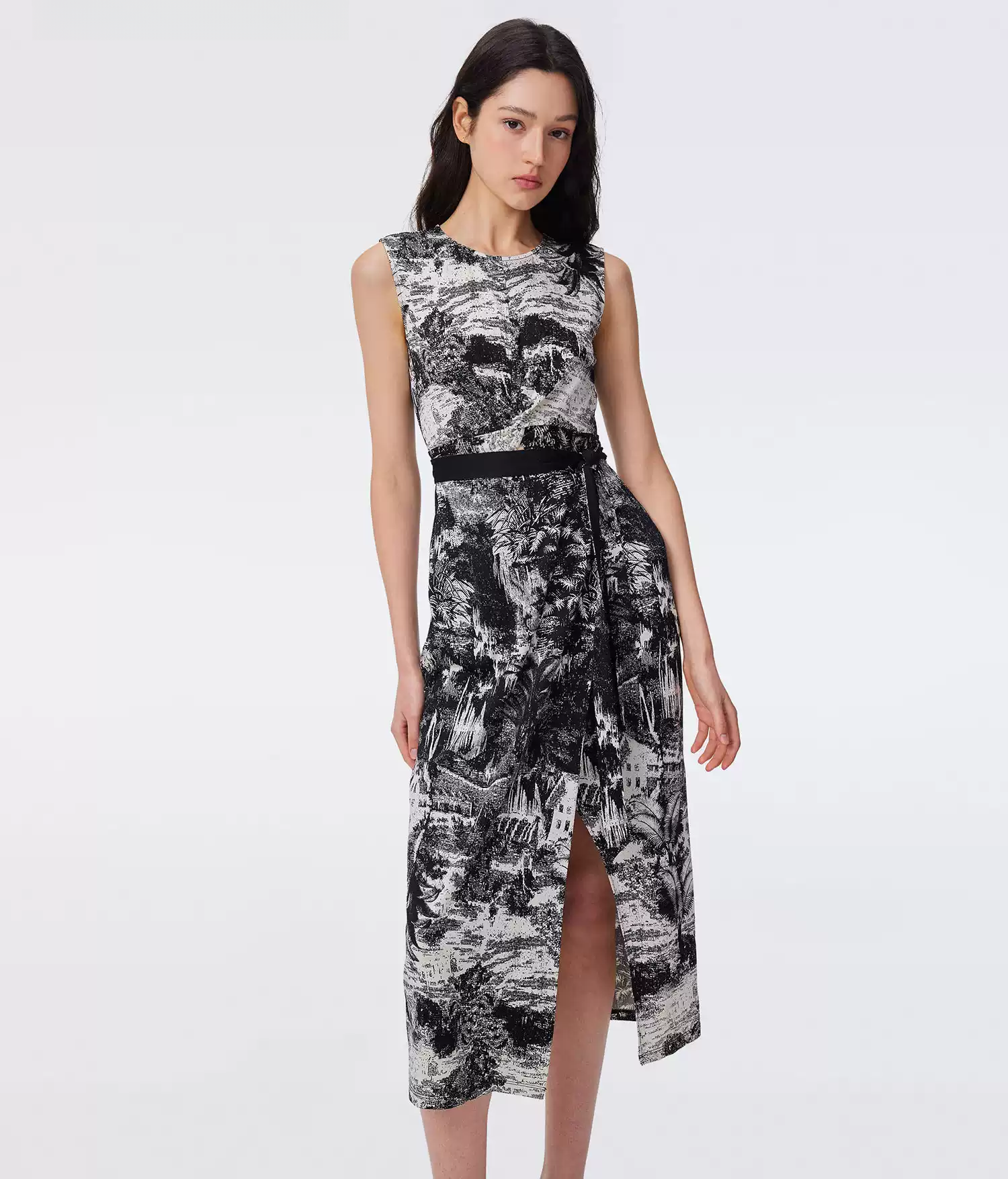 DVF Fall 2026 Sleeveless Twist-Waist Knit Dress - photo 1
