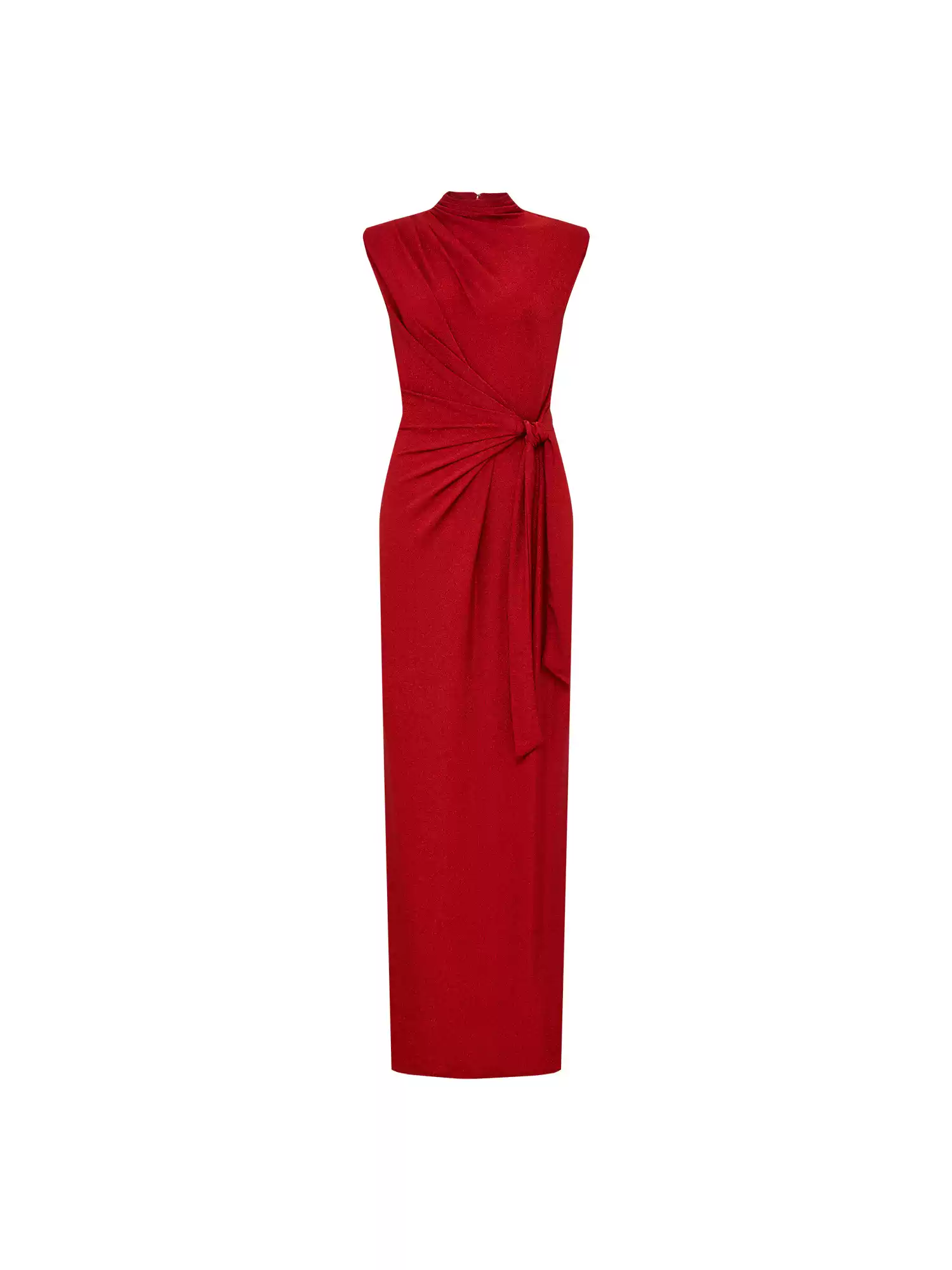 DVF Fall 2026 Metallic Knit Wrap Dress - photo 5