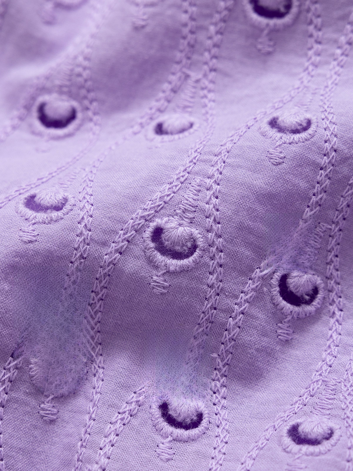 DVF Fall 2026 Embroidered V-Neck Dress with Lace Panels - detail 13